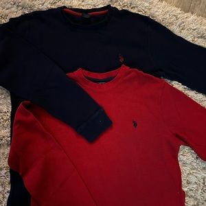 Two men’s XL flannel shirts